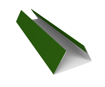 фото Планка стыковочная составная нижняя 0,45 PE с пленкой RAL 6002 лиственно-зеленый (2м) Центр Кровли картинка Планка стыковочная составная нижняя 0,45 PE с пленкой RAL 6002 лиственно-зеленый (2м) Центр Кровли