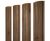 картинка Штакетник Полукруглый Slim с прямым резом 0,45 Print Premium Pine Wood Fresh Центр Кровли Штакетник Полукруглый Slim с прямым резом 0,45 Print Premium Pine Wood Fresh Центр Кровли