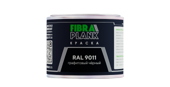 картинка Краска FibraPlank (0,5кг) RAL 9011 Центр Кровли