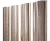 Штакетник Круглый с прямым резом 0,45 Print Elite White Wood TwinColor Центр Кровли