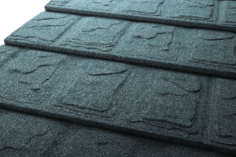 картинка Лист композитной черепицы Gerard Slate dark silver Центр Кровли