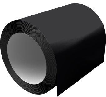 картинка Отмотка Grand Line с внутренним диаметром намотки 500мм 0,4 PE-Matt-Double с пленкой RAL 9005 черный Центр Кровли