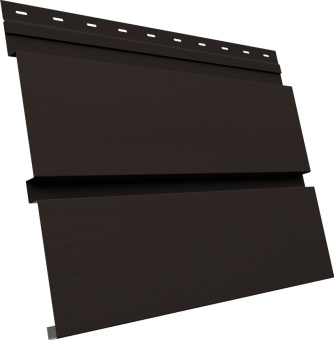 картинка Квадро Брус 3D в02 Grand Line 0,5 PurLite матовый RR 32 темно-коричневый Центр Кровли