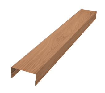 фото Крышка забора для горизонтального монтажа штакетника 0,45 Print Elite Honey Wood TwinColor (2,5м) Центр Кровли картинка Крышка забора для горизонтального монтажа штакетника 0,45 Print Elite Honey Wood TwinColor (2,5м) Центр Кровли