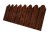 Профнастил C10A фигурный 0,45 Print Elite Cherry Wood TwinColor Центр Кровли