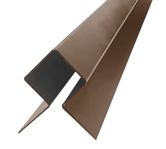 картинка Профиль угловой внешний симметричный SidWood клик RAL 8025 (3м) Центр Кровли