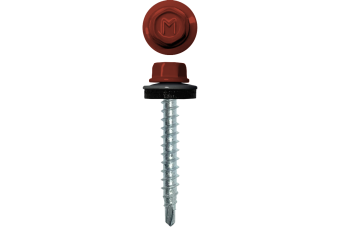 картинка Саморез кровельный Daxmer 4,8х29 (250шт) сверло №1 RAL 3016 Центр Кровли