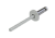 Заклёпка вытяжная Daxmer 3,2х8 (1000шт) нерж/нерж RAL 9006 Центр Кровли