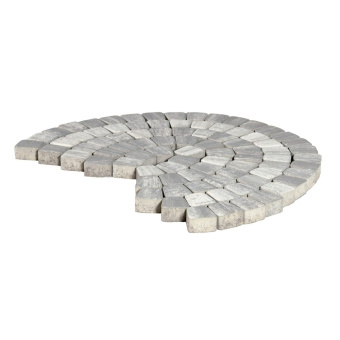 картинка Плитка тротуарная Классико круговая Color Mix Туман h60 73х110х115 Центр Кровли