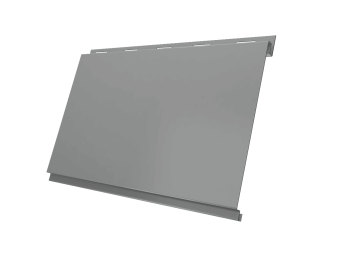 картинка Вертикаль 0,2 classic 0,5 Satin с пленкой RAL 9006 бело-алюминиевый Центр Кровли