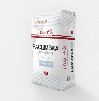 картинка White Hills расшивка для камня белая «СТАНДАРТ», (25 кг) Центр Кровли