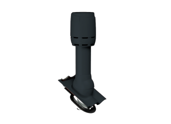 фото Дефлектор вытяжной вентиляции для волновой черепицы (h 700 мм, d 160 мм) Франкфуртская, Таунус графит Центр Кровли картинка Дефлектор вытяжной вентиляции для волновой черепицы (h 700 мм, d 160 мм) Франкфуртская, Таунус графит Центр Кровли