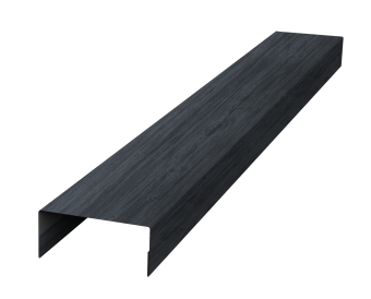 картинка Крышка 45х20 жалюзи Texas 0,45 Print Premium Grey Wood TwinColor (2м) Центр Кровли