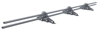 картинка Снегозадержатель для фальцевой кровли Grand Line RAL 7040 3м Центр Кровли