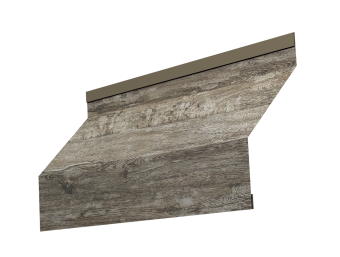 картинка Ламель забора жалюзи Milan 0,45 Print Elite Nordic Wood TwinColor Центр Кровли