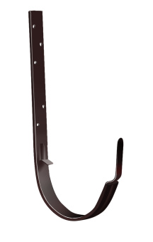 картинка Крюк длинный Optima 125мм RAL 8017 шоколад Центр Кровли