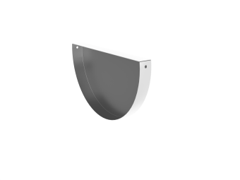 фото Заглушка торцевая универсальная Optima 185мм RAL 9003 Центр Кровли картинка Заглушка торцевая универсальная Optima 185мм RAL 9003 Центр Кровли