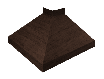 картинка Угол отлива внешний 150 0,45 Print-Double Premium с пленкой Antique Wood Центр Кровли