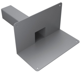 картинка Воронка парапетная ПВХ Termoclip 100х100х450мм Центр Кровли