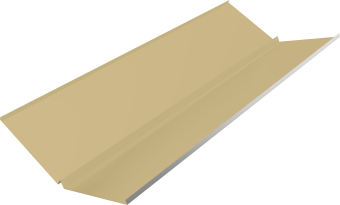 фото Планка ендовы нижней с компенсатором Grand Line 0,45 PE lite с пленкой RAL 1014 слоновая кость (3м) Центр Кровли картинка Планка ендовы нижней с компенсатором Grand Line 0,45 PE lite с пленкой RAL 1014 слоновая кость (3м) Центр Кровли