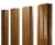 Штакетник П-образный A с прямым резом 0,45 Print-Double Elite Golden Wood Центр Кровли