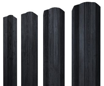 фото Штакетник М-образный А фигурный 0,45 Print Premium Grey Wood TwinColor Центр Кровли картинка Штакетник М-образный А фигурный 0,45 Print Premium Grey Wood TwinColor Центр Кровли