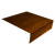 Планка околооконная простая 200х75 0,45 Print-Double Premium Golden Wood Intense F (2м) Центр Кровли