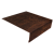 Планка околооконная простая 200х75 0,45 Print-Double Premium Cherry Wood Dark F (2м) Центр Кровли