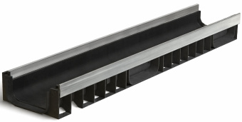 фото Лоток водоотводный пластиковый Aquastok Profi DN150 H97 E600 (1150) Центр Кровли картинка Лоток водоотводный пластиковый Aquastok Profi DN150 H97 E600 (1150) Центр Кровли