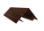 Планка угла внешнего составная верхняя 0,45 Print-Double Premium Cherry Wood Dark F (2м) Центр Кровли