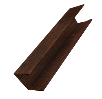 картинка Крышка жалюзи Milan Slim 0,45 Print-double Premium Cherry Wood Fresh (2,5м) Центр Кровли