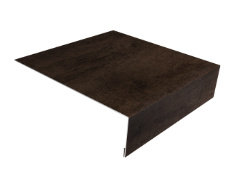 картинка Планка лобовая/околооконная простая 190х50 0,45 Print-Double Premium Antique Wood (3м) Центр Кровли