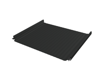 картинка Кликфальц Pro Gofr Grand Line 0,5 GreenCoat Pural BT, matt с пленкой на замках RR2H3 (RAL 7016 антрацитово-серый) Центр Кровли