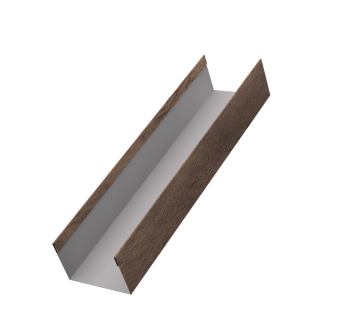 картинка Стойка жалюзи Milan,Tokyo 0,45 Print Premium Almond Wood Fresh (2,5м) Центр Кровли
