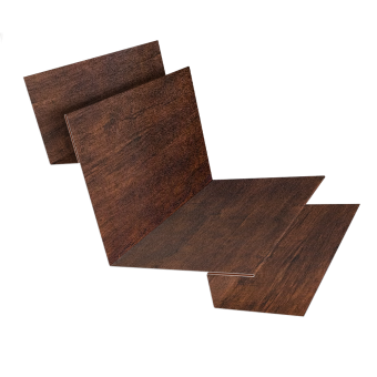 картинка Угол внутренний сложный 90 град. 0,4 Print Premium Cherry Wood Dark FTC (3м) Центр Кровли