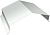 Парапетная крышка угольная 200мм Grand Line 0,5 ПЭ слим с пленкой RAL 9003 сигнальный белый (3м) Центр Кровли