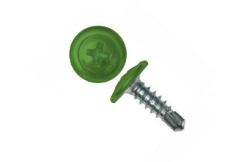 картинка Саморез ПШС 4,2х16 (1000шт) шлиц PH2 RAL 6018 Центр Кровли