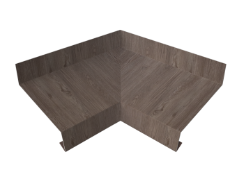 фото Угол отлива внутренний 70 0,45 Print Elite с пленкой White Wood TwinColor Центр Кровли картинка Угол отлива внутренний 70 0,45 Print Elite с пленкой White Wood TwinColor Центр Кровли