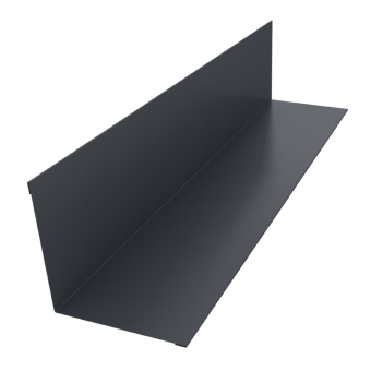 картинка Угол внутренний 110х110 0,5 Satin Matt RAL 7024 мокрый асфальт (2м) Центр Кровли