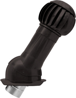 фото Комплект вентиляционный Gervent Twister для кровли Каскад изолированный 125/160мм темно-коричневый Центр Кровли картинка Комплект вентиляционный Gervent Twister для кровли Каскад изолированный 125/160мм темно-коричневый Центр Кровли