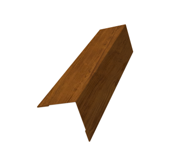 картинка Угол внешний 70х70 0,45 Print Elite Golden Wood TwinColor (3м) Центр Кровли