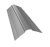 Планка конька фигурного 100x100 0,4 PE с пленкой RAL 7004 сигнальный серый (2м) Центр Кровли