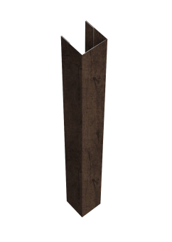 картинка Стойка жалюзи Texas 0,45 Print-Double Premium Antique Wood (для калиток и ворот) (2,5м) Центр Кровли