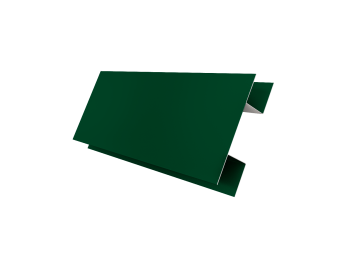 картинка Планка H-образная Экобрус 0,45 Drap TX RAL 6005 зеленый мох (2м) Центр Кровли