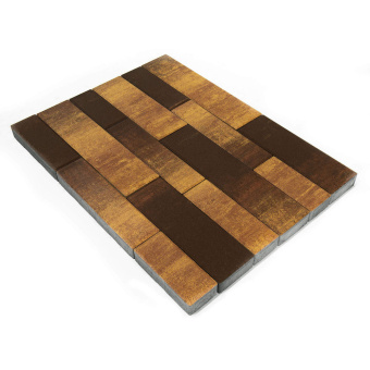 картинка Плитка тротуарная Домино Color Mix Сафари h60 280х120 360х120 480х120 480х160 640х160 Центр Кровли
