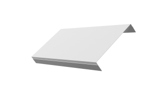 картинка Ламель обратная 150 забора жалюзи Texas 0,5 Satin с пленкой RAL 9003 сигнальный белый Центр Кровли