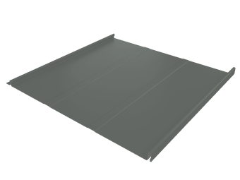 картинка Фальц двойной стоячий Line Grand Line 0,45 PE с пленкой на замках RAL 7005 мышино-серый Центр Кровли