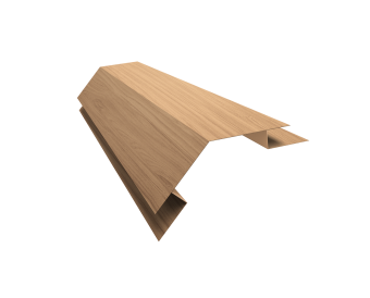 картинка Угол внешний сложный 75х75 135 градусов 0,45 Print Elite Honey Wood TwinColor (3м) Центр Кровли