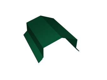 фото Парапетная крышка угольная 100мм 0,45 PE-Double с пленкой RAL 6005 зеленый мох (3м) Центр Кровли картинка Парапетная крышка угольная 100мм 0,45 PE-Double с пленкой RAL 6005 зеленый мох (3м) Центр Кровли