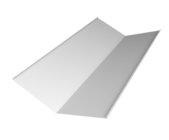 фото Планка ендовы нижней 300х300 0,45 PE-Double с пленкой RAL 9003 сигнальный белый (3м) Центр Кровли картинка Планка ендовы нижней 300х300 0,45 PE-Double с пленкой RAL 9003 сигнальный белый (3м) Центр Кровли